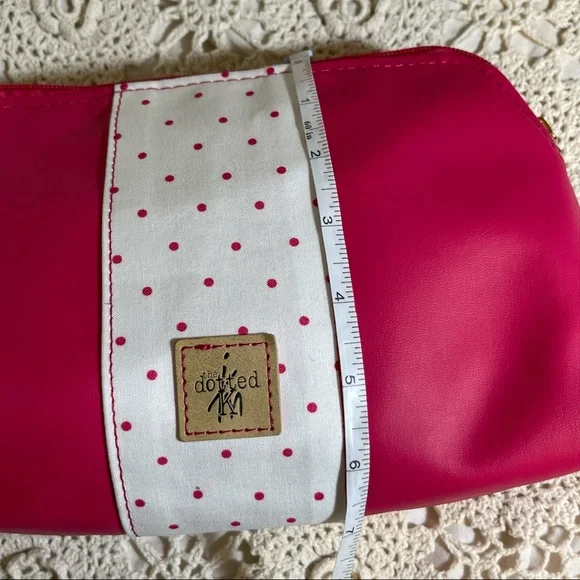 Barbiecore Pink Dot Cosmetic Pouch - Picture 3 of 6